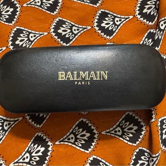 Balmain Elegant Black Sunglasses bl 2039 c01 5217 140 Cat 2 Made in France - Picture 8 of 10